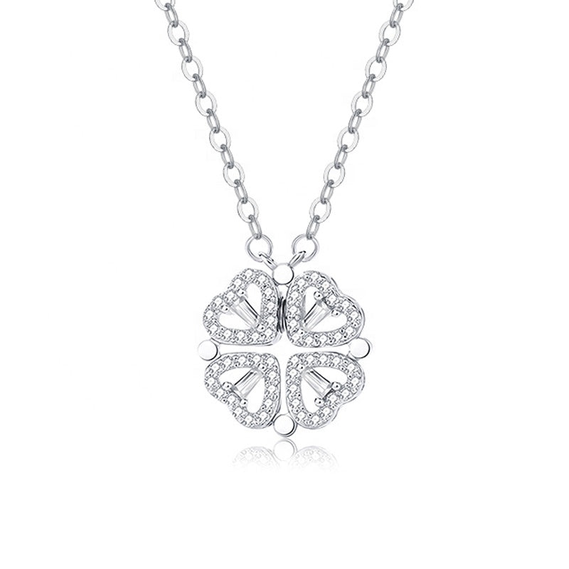 Sasha Charm Clover Necklace