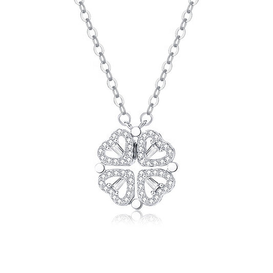 Sasha Charm Clover Necklace